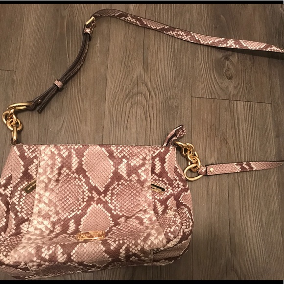 michael kors snakeskin crossbody